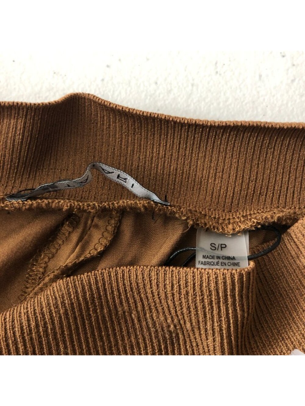 T Tahari Womens Pants Pull On Wide Leg Satin Brown Pockets S - Picture 5 of 6